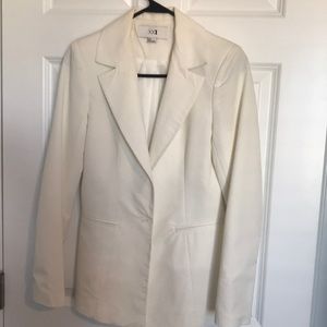 White ivory blazer jacket
